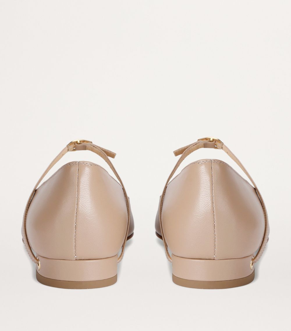 Jennifer Chamandi Jennifer Chamandi Leather Paolo Ballet Flats