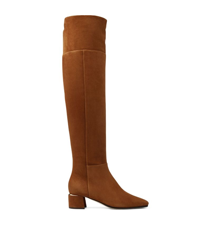 Jimmy Choo Jimmy Choo Loren 45 Suede Over-the-Knee Boots