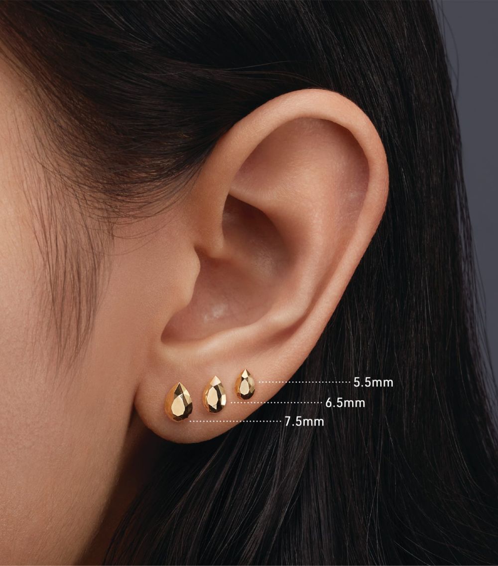 Maria Tash Maria Tash Faceted Pear Threaded Stud Earring (5.5Mm)