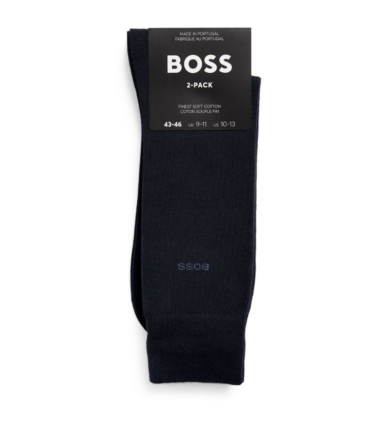 BOSS Boss Logo Socks (Pack Of 2)