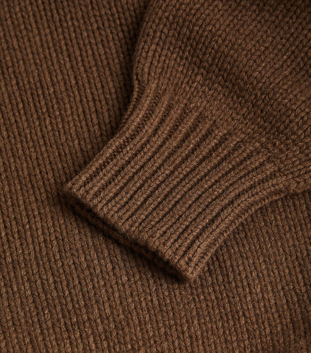 Magda Butrym Magda Butrym Cashmere Shoulder-Pad Sweater