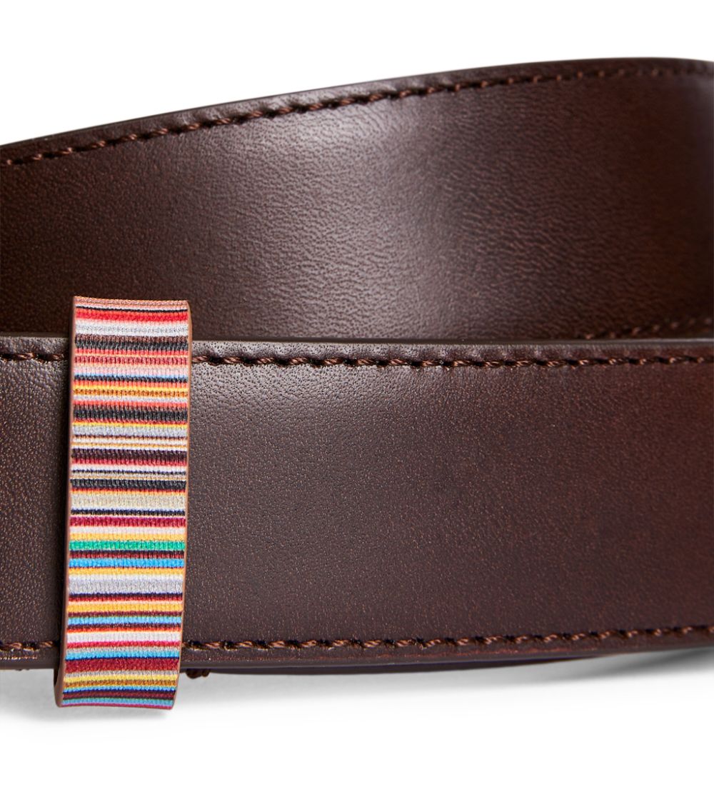 Paul Smith Paul Smith Leather Signature Stripe Belt