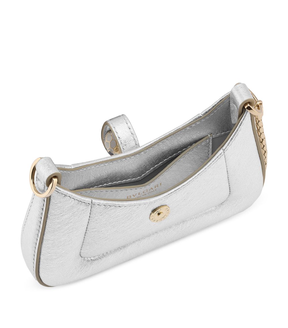 Bvlgari Bvlgari Mini Leather Serpenti Baia Shoulder Bag