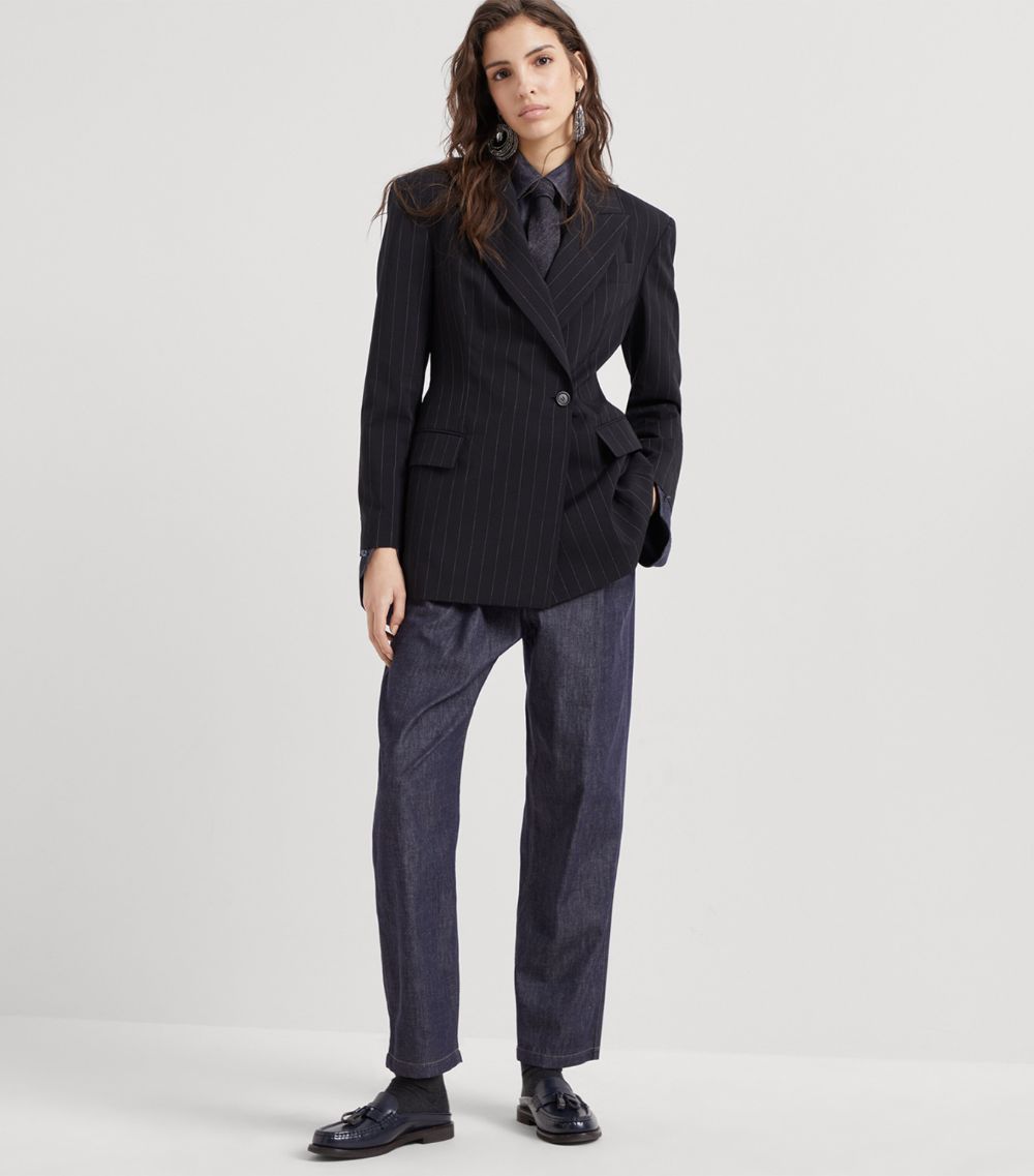 Brunello Cucinelli Brunello Cucinelli Denim Straight-Leg Trousers