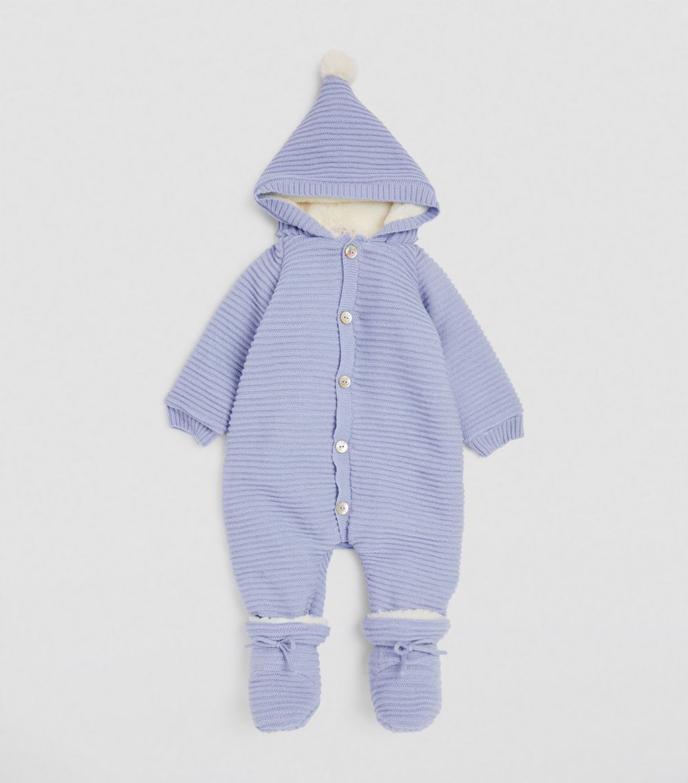 Paz Rodriguez Paz Rodriguez Knitted Snowsuit and Boots Set (1-12 Months)