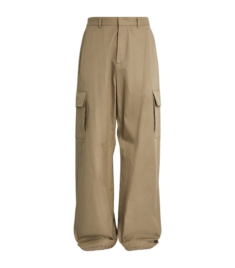 OFF-WHITE Off-White Wide-Leg Cargo Trousers