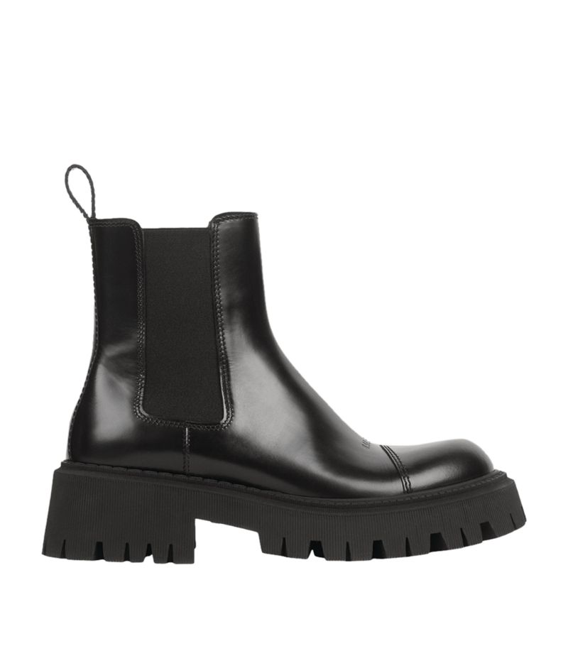 Balenciaga Balenciaga Leather Tractor Boots