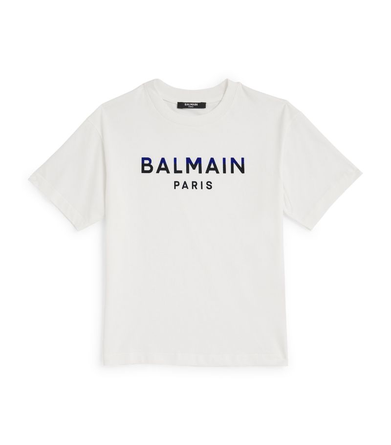 Balmain Balmain Kids Cotton Logo T-Shirt (4-14 Years)