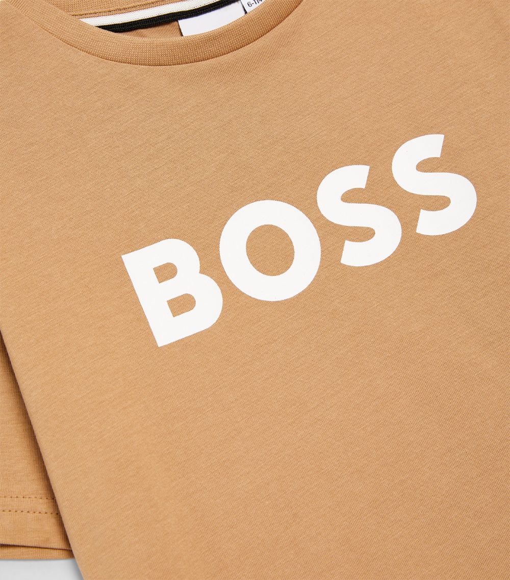 Boss Kidswear Boss Kidswear Cotton Logo T-Shirt (4-16 Years)