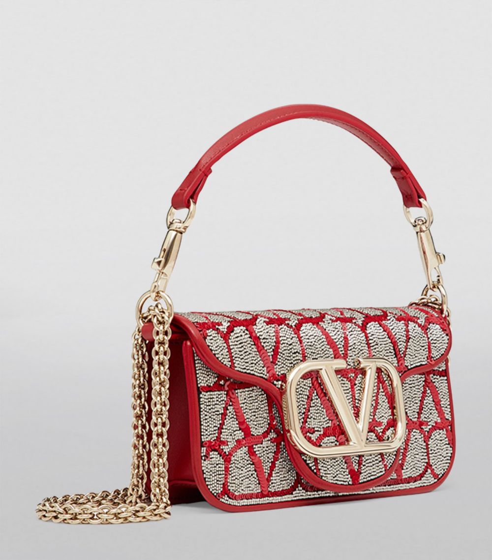 VALENTINO GARAVANI Valentino Garavani Silk Locó Top-Handle Bag