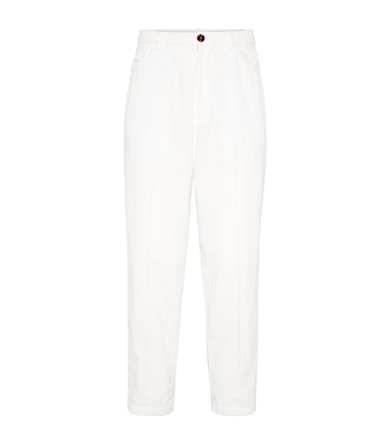 Brunello Cucinelli Brunello Cucinelli Cotton Corduroy Tailored Trousers