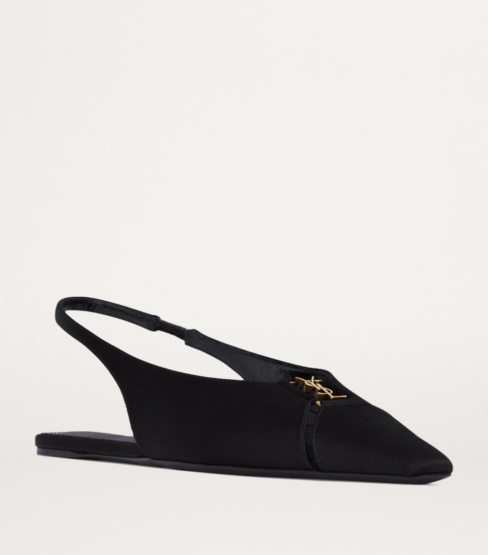 Saint Laurent Saint Laurent Babylone Slingback Flats