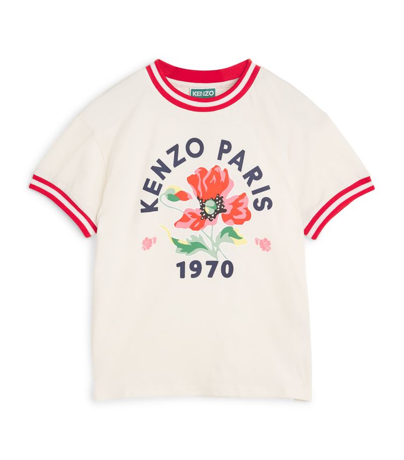 Kenzo Kids Kenzo Kids Flower Logo T-Shirt (2-14 Years)