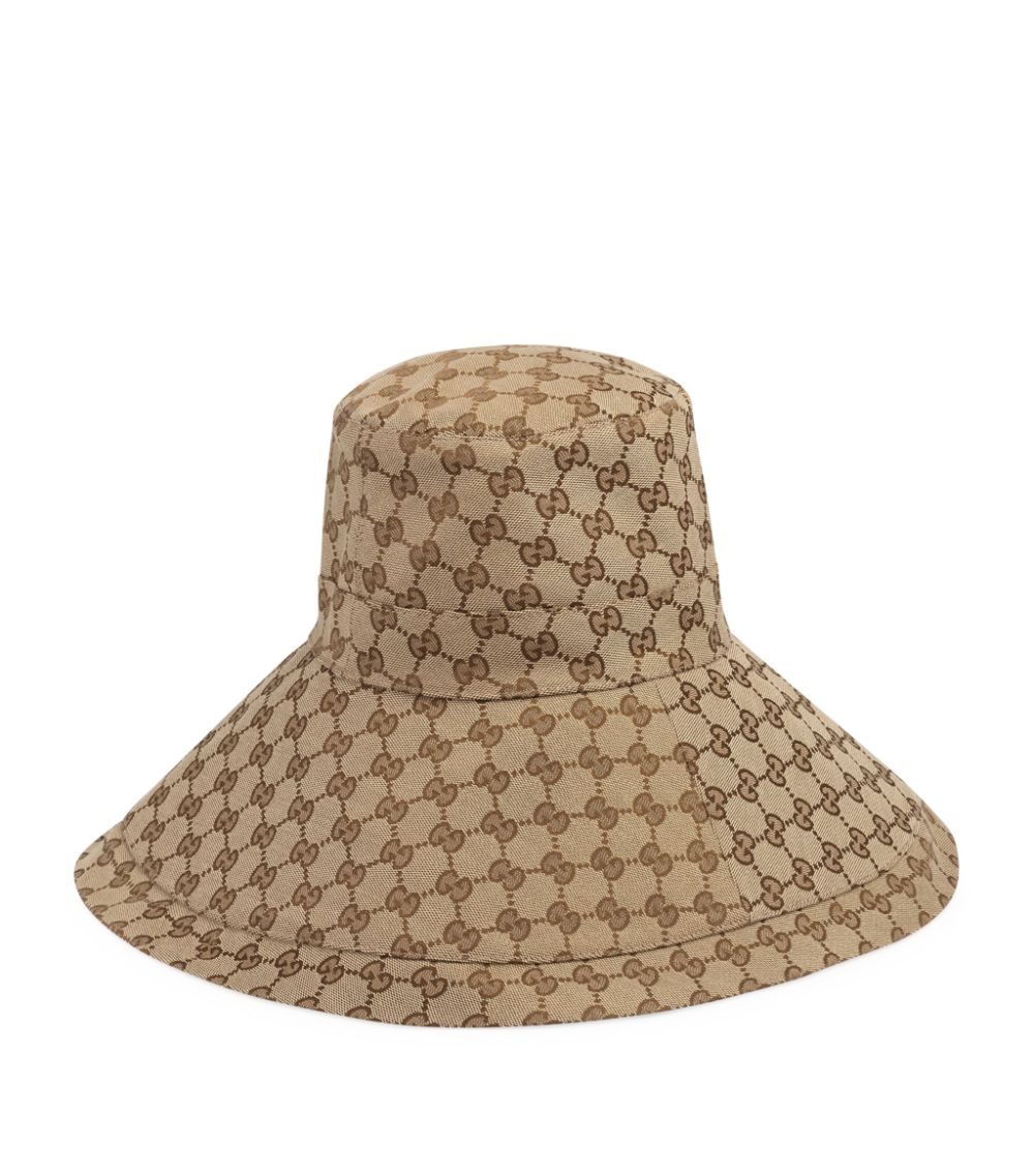 Gucci Gucci Original GG Canvas Wide-Brim Hat