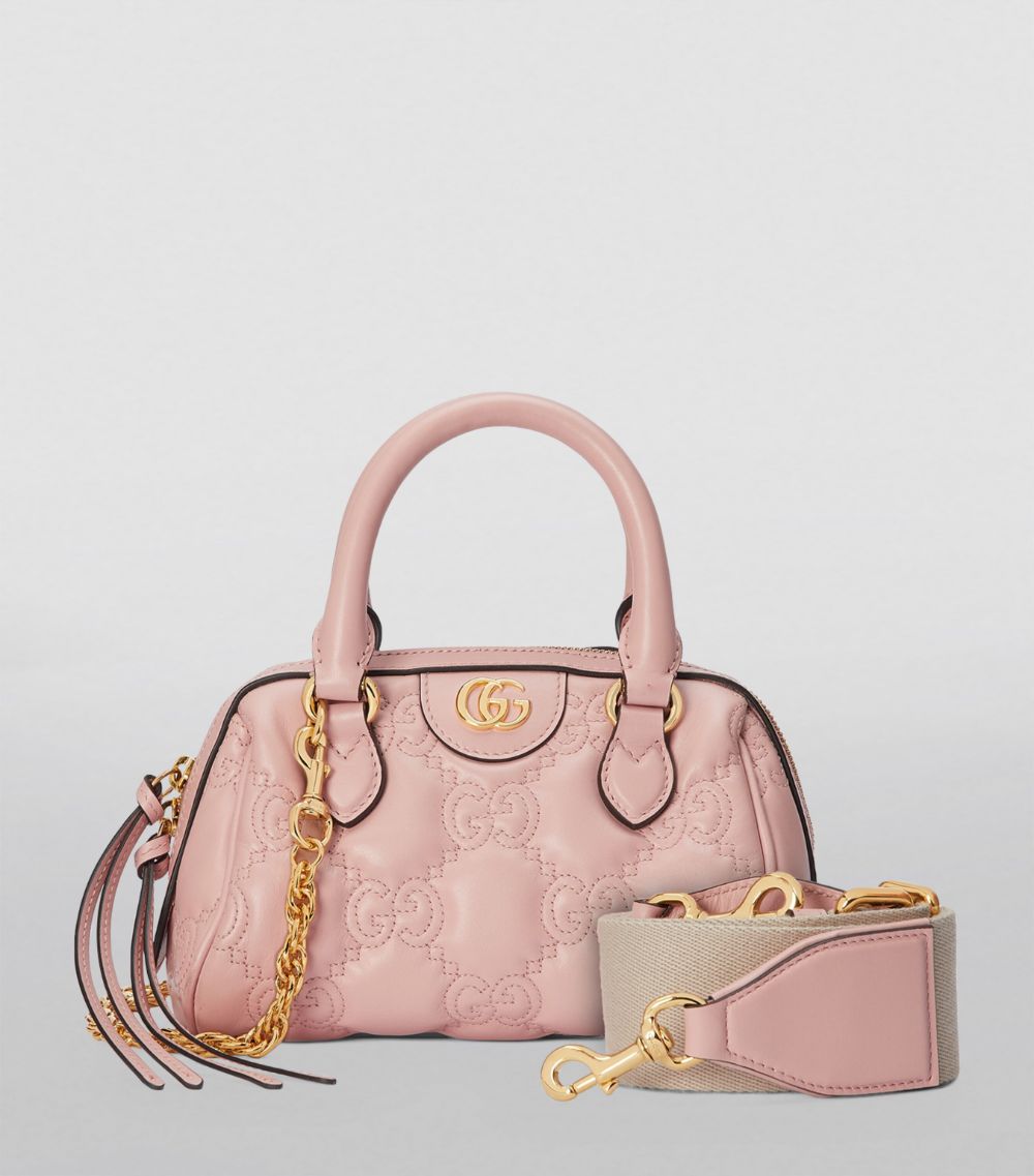 Gucci Gucci Small Matelassé Leather GG Top-Handle Bag