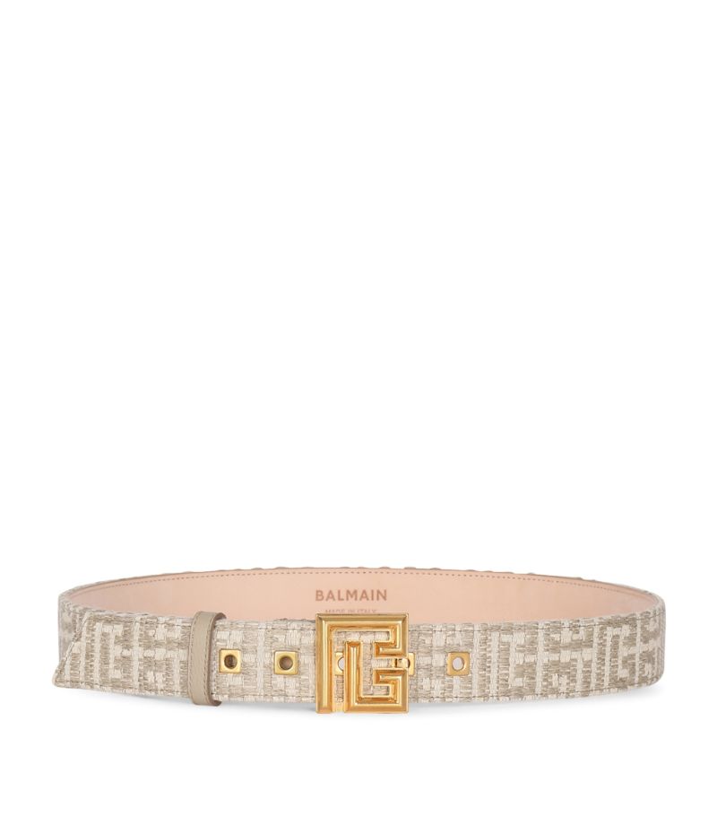 Balmain Balmain Monogram Jacquard Belt