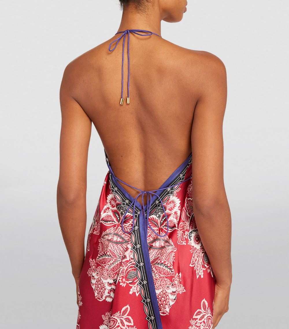 Etro Etro Silk Paisley Print Maxi Dress