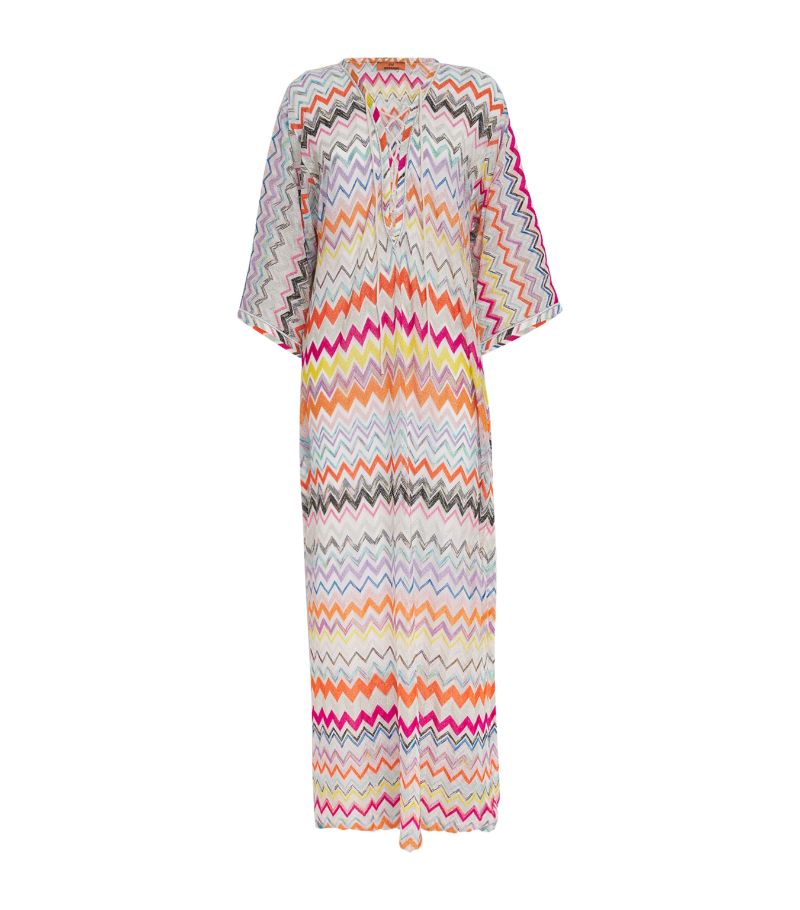 Missoni Missoni Zigzag Lace-Up Kaftan