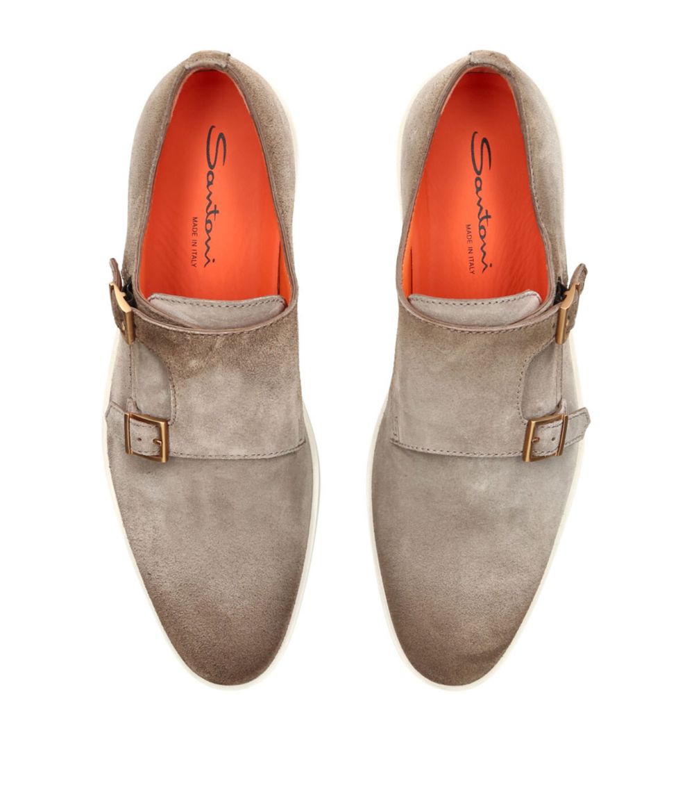 Santoni Santoni Suede Atlantis Oxford Shoes