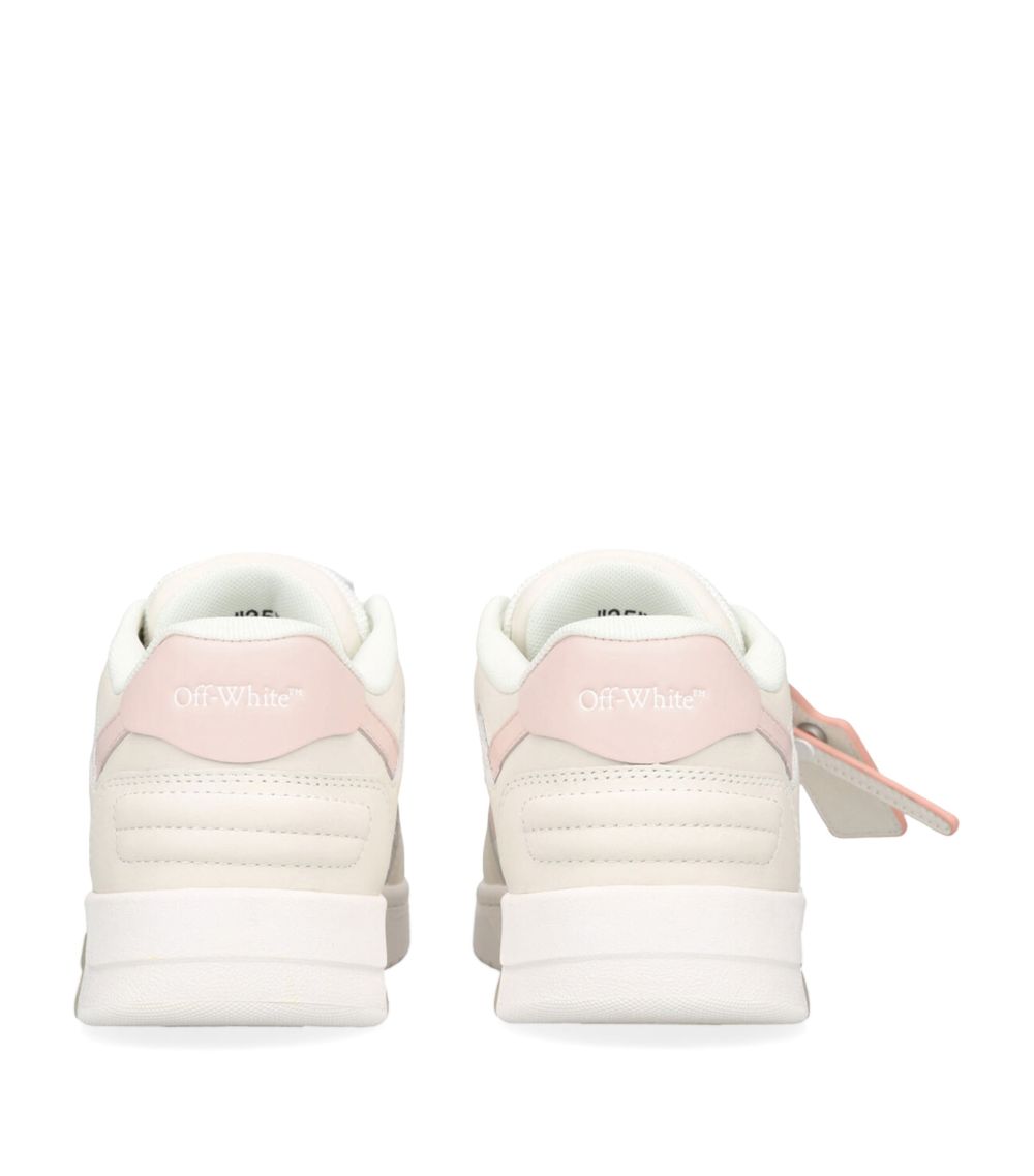 Off-White Kids Off-White Kids Leather Out Of Office Sneakers
