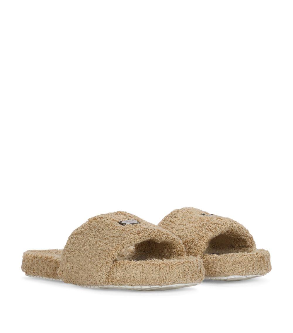 Dolce & Gabbana Dolce & Gabbana Terrycloth Slides