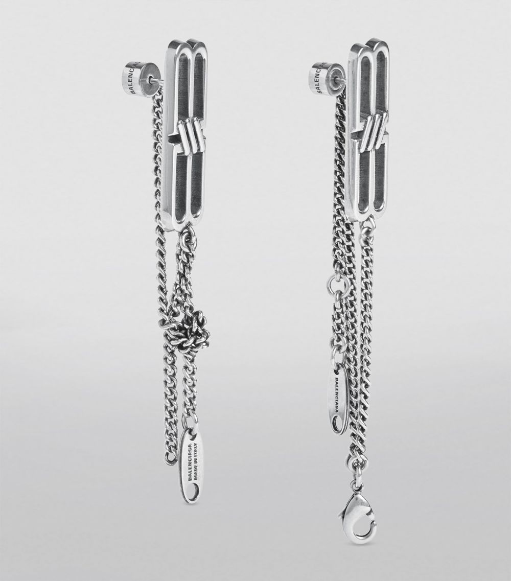 Balenciaga Balenciaga Brass Chain Clasp Earrings