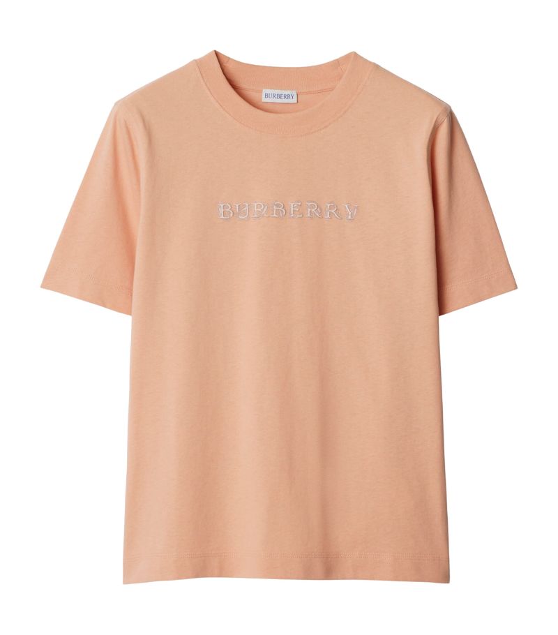 Burberry Burberry Cotton Paisley Logo T-Shirt