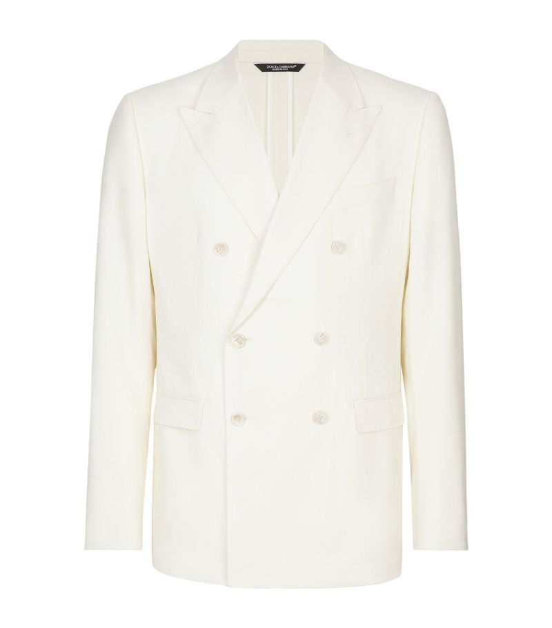 Dolce & Gabbana Dolce & Gabbana Virgin Wool Double-Breasted Blazer