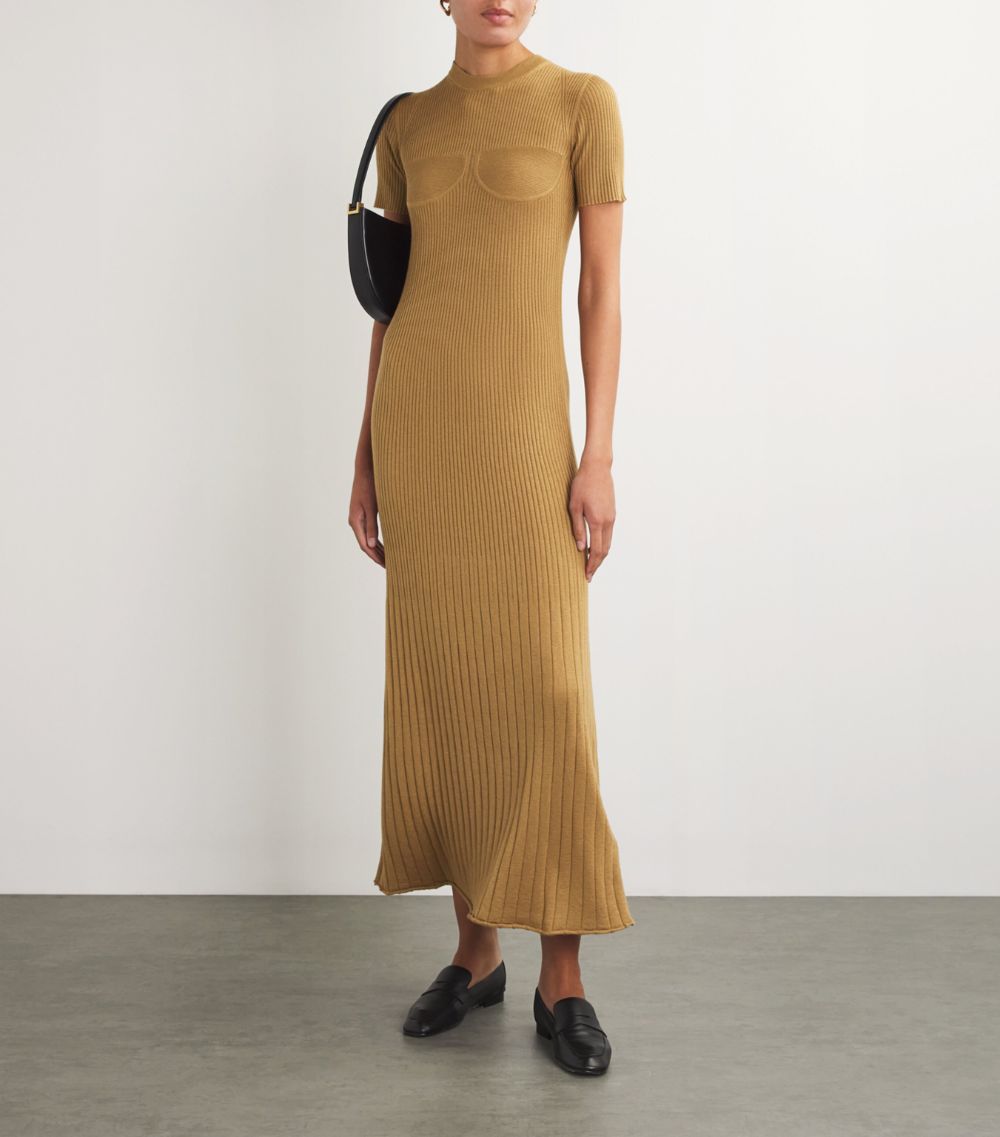 Max Mara Max Mara Ribbed Maxi Dress