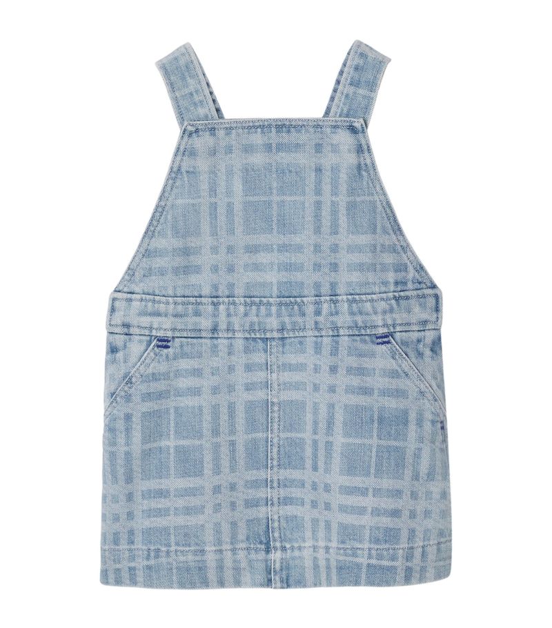 Burberry Burberry Kids Japanese Denim Check Pinafore Dress (3-24 Months)