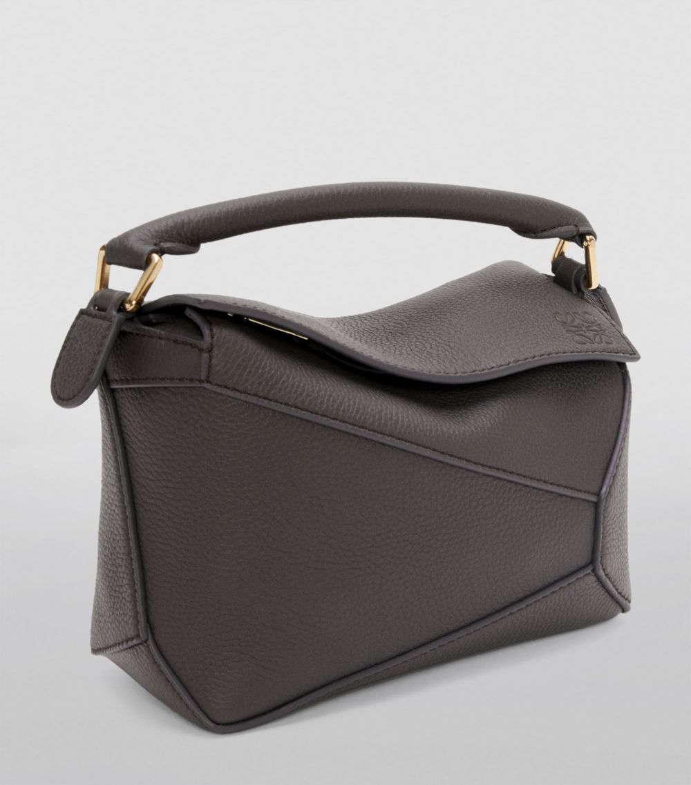 Loewe Loewe Mini Leather Puzzle Edge Top-Handle Bag