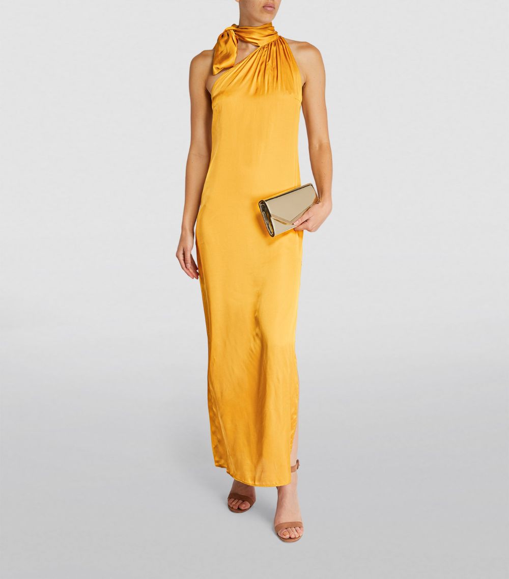 Max & Co. MAX & Co. One-Shoulder Maxi Dress