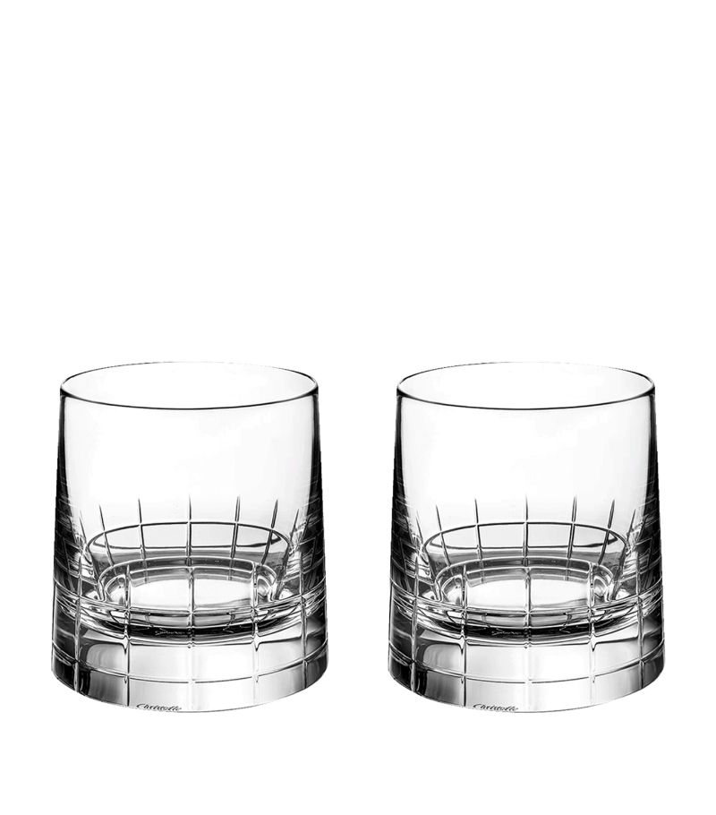 Christofle Christofle Set Of 2 Crystal Old Fashioned Tumblers (190Ml)