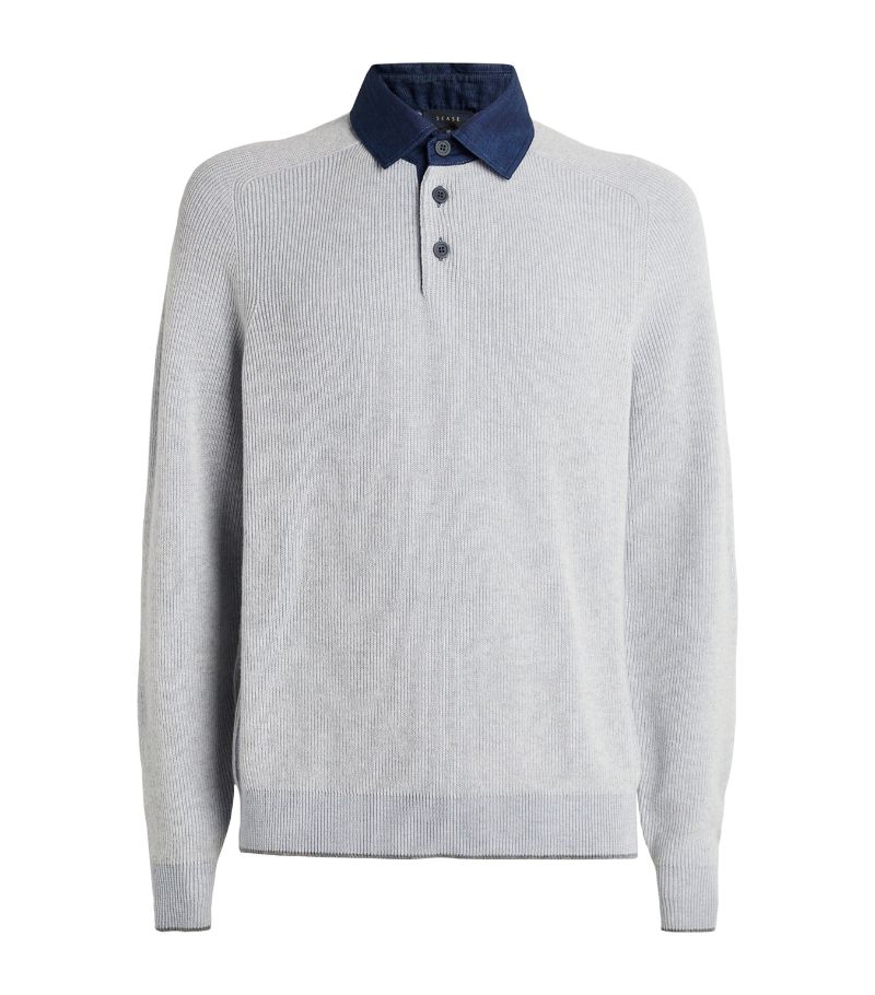 Sease Sease Cashmere-Cotton Long-Sleeve Shirt