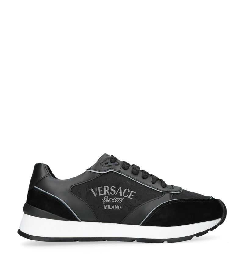 Versace Versace Leather Logo Sneakers