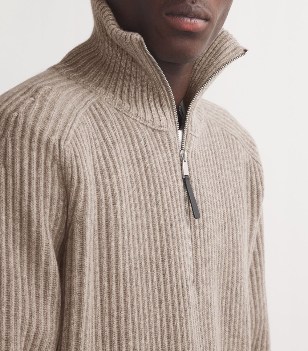 Simkhai Simkhai Cashmere-Blend Half-Zip Sweater