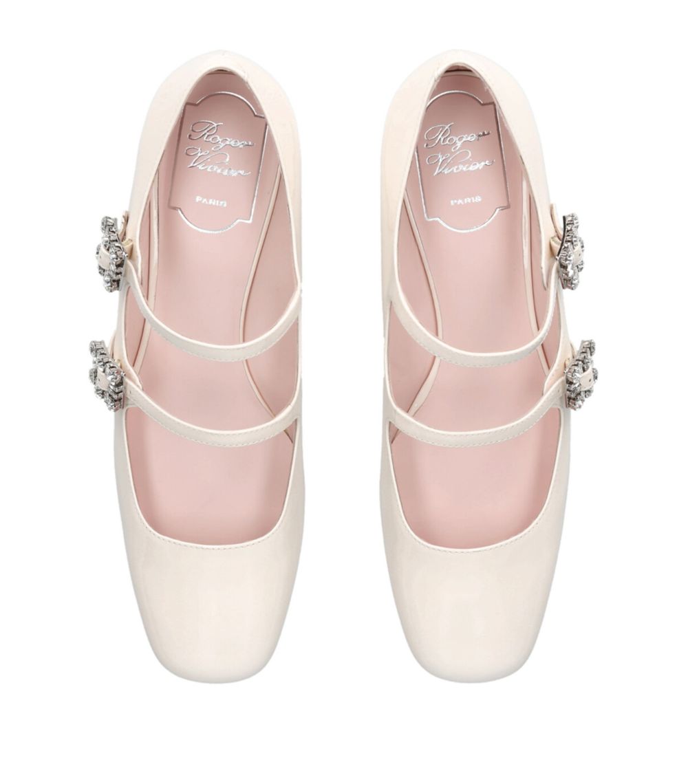 Roger Vivier Roger Vivier Patent Très Vivier Mini Babies Ballet Flats