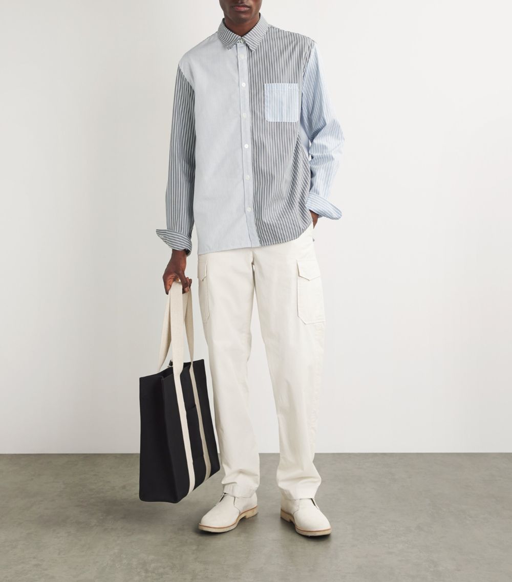 A.P.C. A. P.C. Cotton Contrast Stripes Shirt