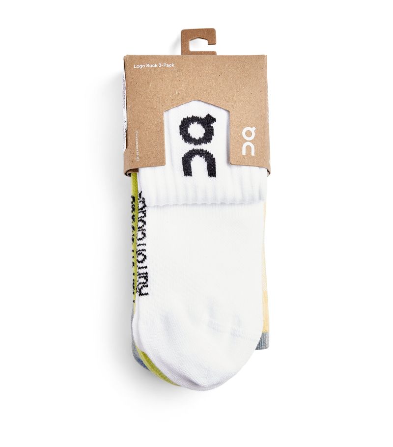 On Running On Running Logo Socks (Pack Of 3)