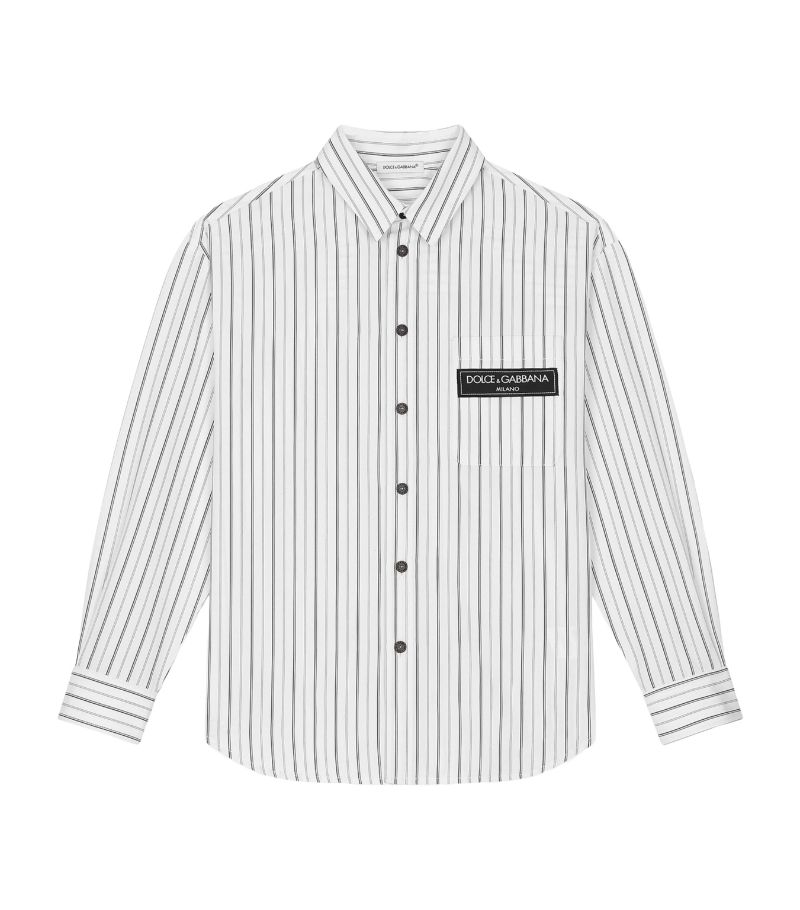 Dolce & Gabbana Dolce & Gabbana Kids Cotton Stripe Shirt (8-12+ Years)