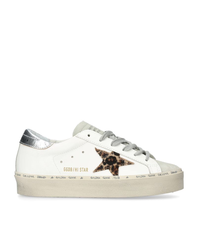 Golden Goose Golden Goose Leather Hi Star Sneakers