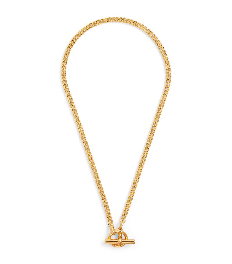 Tilly Sveaas Tilly Sveaas Yellow Gold-Plated Curb Chain Lariat Necklace