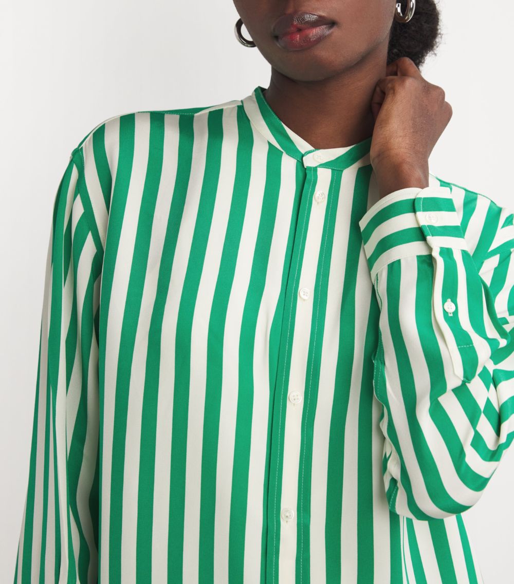 Polo Ralph Lauren Polo Ralph Lauren Silk Striped Blouse