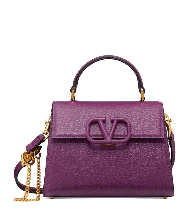 VALENTINO GARAVANI Valentino Garavani Leather VSLING Mini Top-Handle Bag