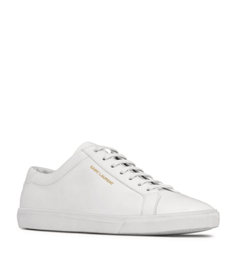 Saint Laurent Saint Laurent Leather Andy Sneakers