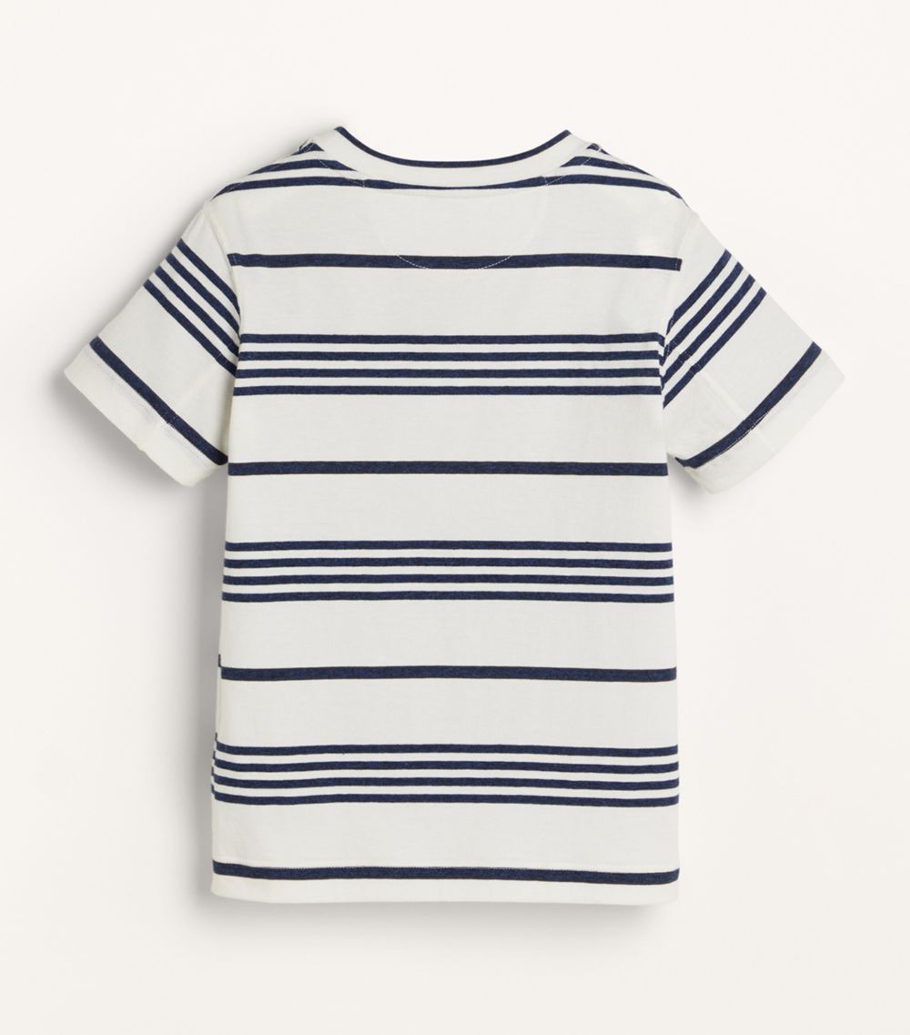 Brunello Cucinelli Kids Brunello Cucinelli Kids Cotton Striped T-Shirt (4-12 Years)