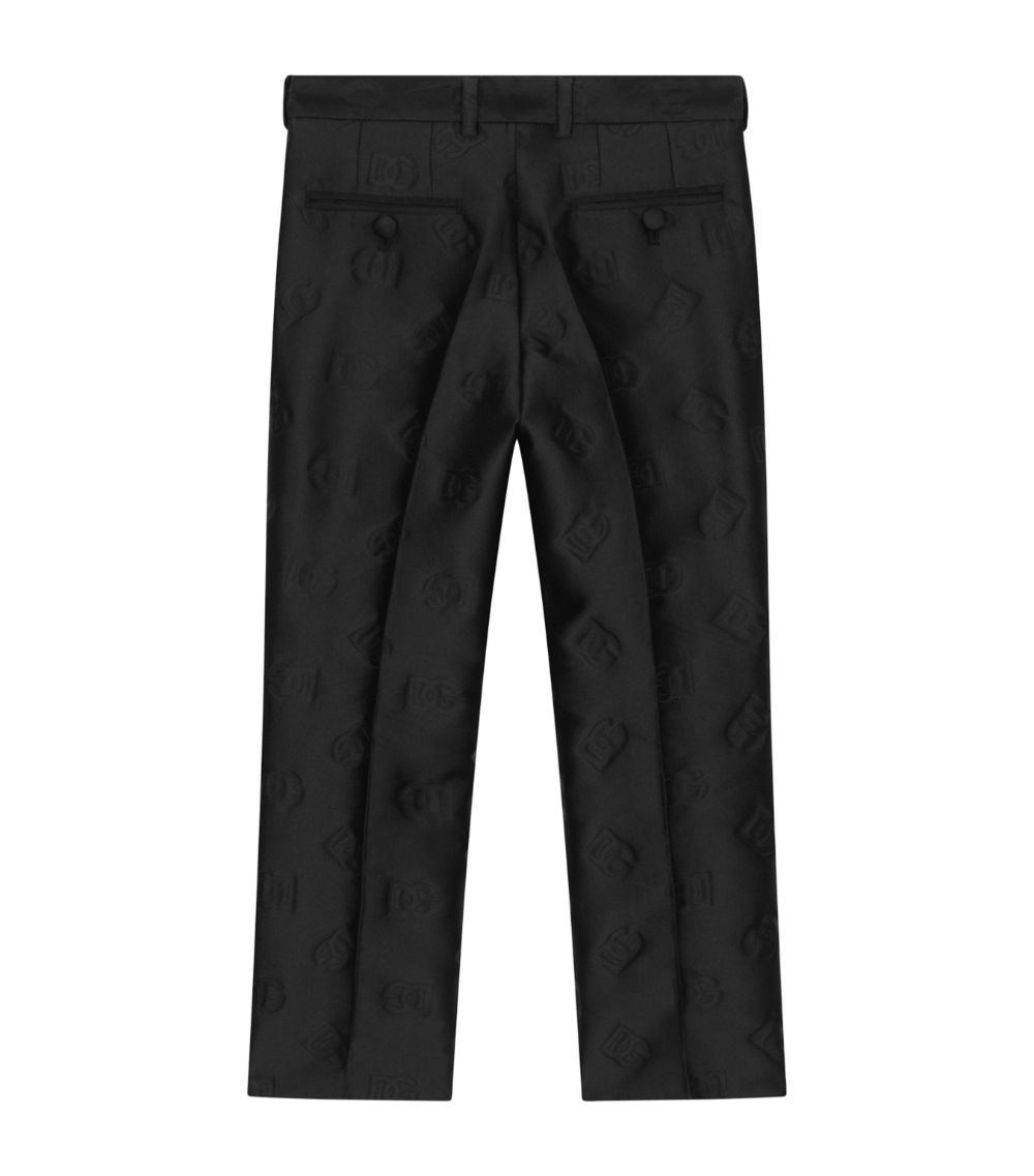 Dolce & Gabbana Dolce & Gabbana Kids Debossed Logo Trousers (2-6 Years)