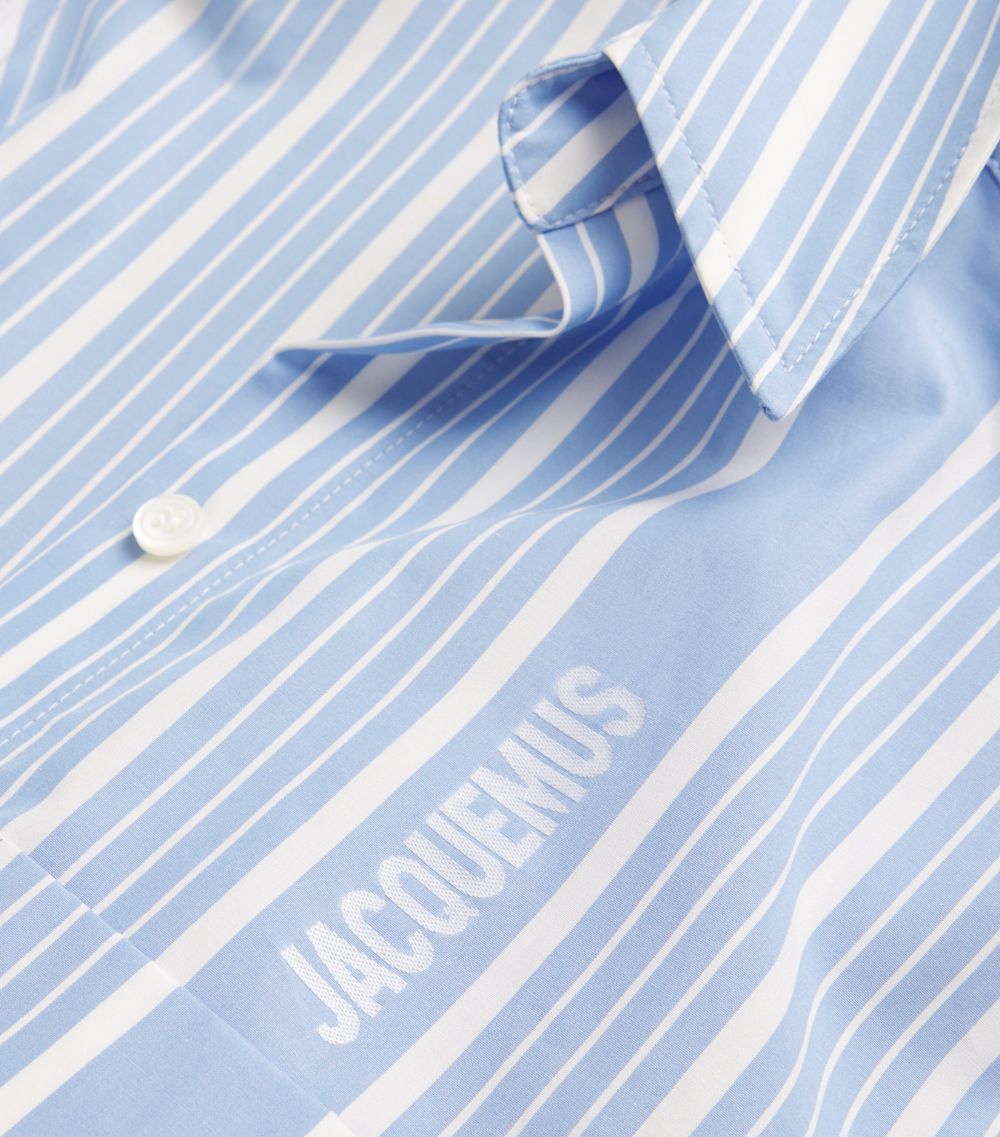 Jacquemus Jacquemus Asymmetric Striped Logo Shirt