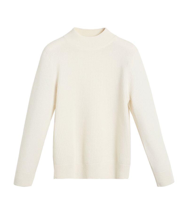 Brunello Cucinelli Kids Brunello Cucinelli Kids Cashmere Waffle-Knit Sweater