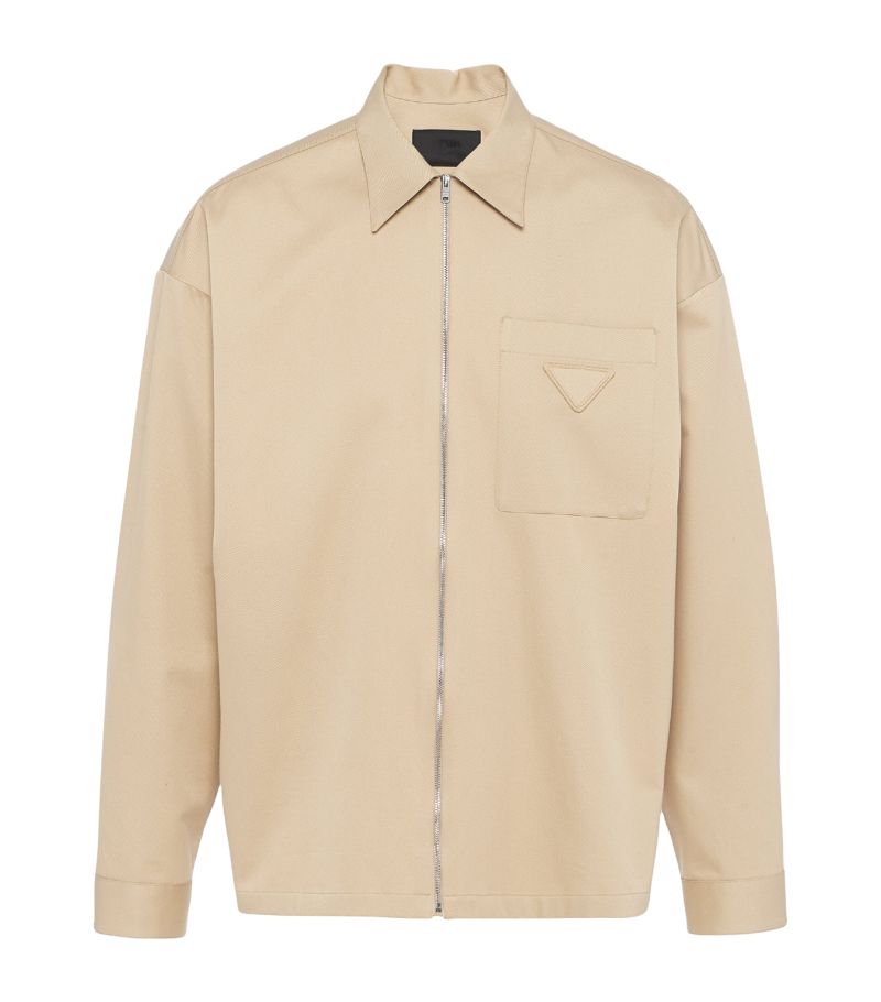 Prada Prada Zip-Up Shirt Jacket